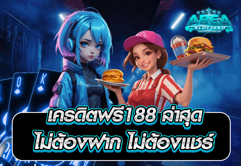 เครดิตฟรี188 ล่าสุด ไม่ต้องฝาก ไม่ต้องแชร์